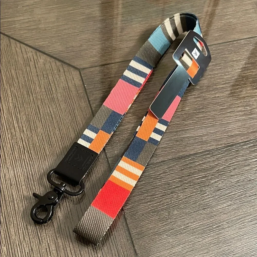 THREAD NECK LANYARD BRIGHTON Colorful Striped Lanyard